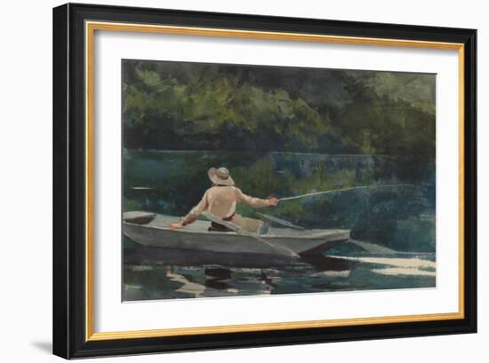 Casting, Number Two, 1894-Winslow Homer-Framed Premium Giclee Print