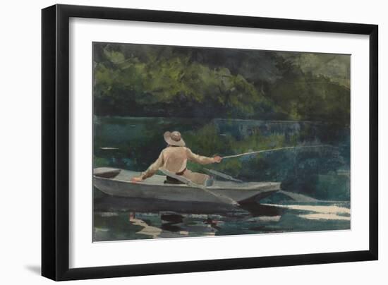 Casting, Number Two, 1894-Winslow Homer-Framed Art Print