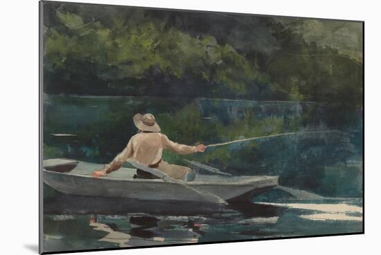 Casting, Number Two, 1894-Winslow Homer-Mounted Art Print