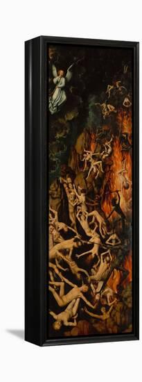 Casting the Damned into Hell (Right Wing)-Hans Memling-Framed Premier Image Canvas