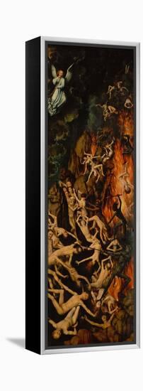 Casting the Damned into Hell (Right Wing)-Hans Memling-Framed Premier Image Canvas