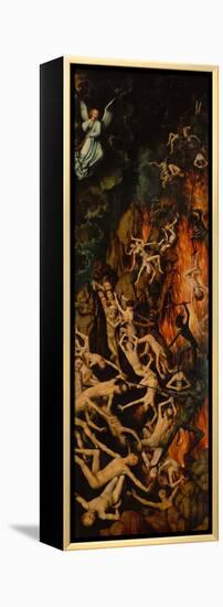 Casting the Damned into Hell (Right Wing)-Hans Memling-Framed Premier Image Canvas