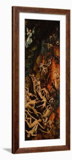 Casting the Damned into Hell (Right Wing)-Hans Memling-Framed Giclee Print