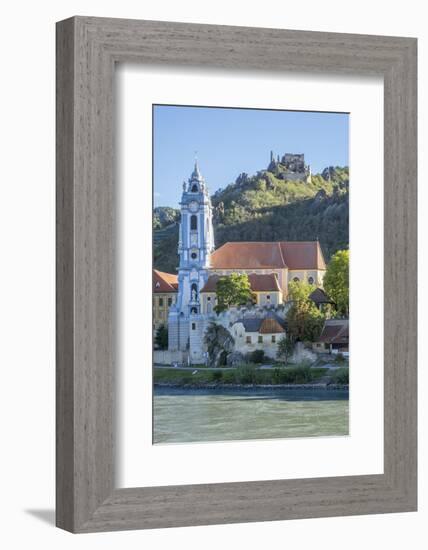 Castle and Abbey, Durnstein, River Danube, Wachau Valley, UNESCO World Heritage Site, Lower Austria-Rolf Richardson-Framed Photographic Print