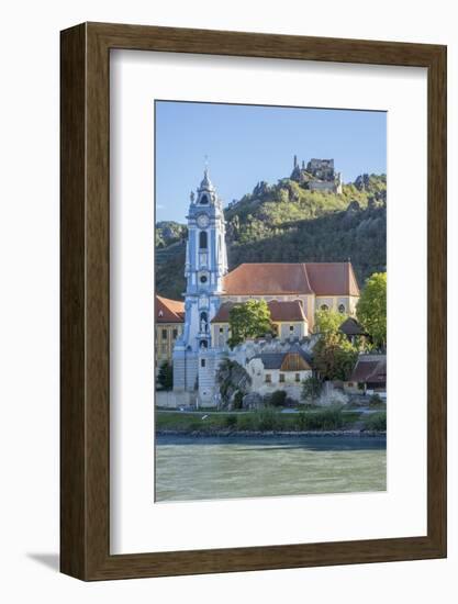 Castle and Abbey, Durnstein, River Danube, Wachau Valley, UNESCO World Heritage Site, Lower Austria-Rolf Richardson-Framed Photographic Print