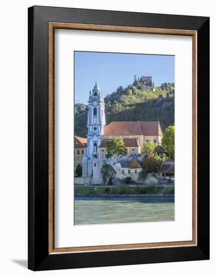 Castle and Abbey, Durnstein, River Danube, Wachau Valley, UNESCO World Heritage Site, Lower Austria-Rolf Richardson-Framed Photographic Print