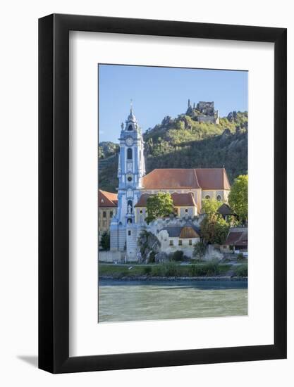 Castle and Abbey, Durnstein, River Danube, Wachau Valley, UNESCO World Heritage Site, Lower Austria-Rolf Richardson-Framed Photographic Print