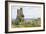 Castle and Druidical Circle, Aberystwyth-Alfred Robert Quinton-Framed Giclee Print