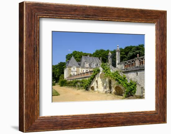 Castle and Gardens of Valmer, Indre et Loire, Centre, France, Europe-Nathalie Cuvelier-Framed Photographic Print