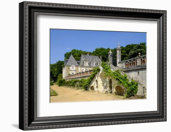 Castle and Gardens of Valmer, Indre et Loire, Centre, France, Europe-Nathalie Cuvelier-Framed Photographic Print