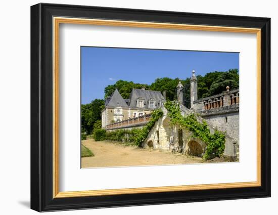 Castle and Gardens of Valmer, Indre et Loire, Centre, France, Europe-Nathalie Cuvelier-Framed Photographic Print