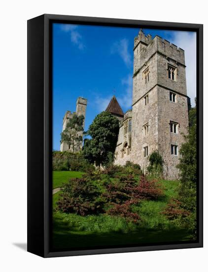 Castle and Jacobean Garden, Lismore Castle, County Waterford, Ireland-null-Framed Premier Image Canvas
