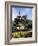 Castle and Princes Street Garden Fountain, Edinburgh, Lothian, Scotland, United Kingdom-Neale Clarke-Framed Photographic Print