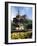 Castle and Princes Street Garden Fountain, Edinburgh, Lothian, Scotland, United Kingdom-Neale Clarke-Framed Photographic Print