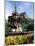 Castle and Princes Street Garden Fountain, Edinburgh, Lothian, Scotland, United Kingdom-Neale Clarke-Mounted Photographic Print