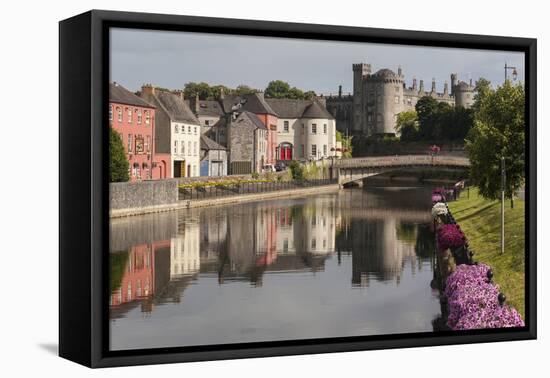 Castle and River Nore, Kilkenny, County Kilkenny, Leinster, Republic of Ireland, Europe-Rolf Richardson-Framed Premier Image Canvas