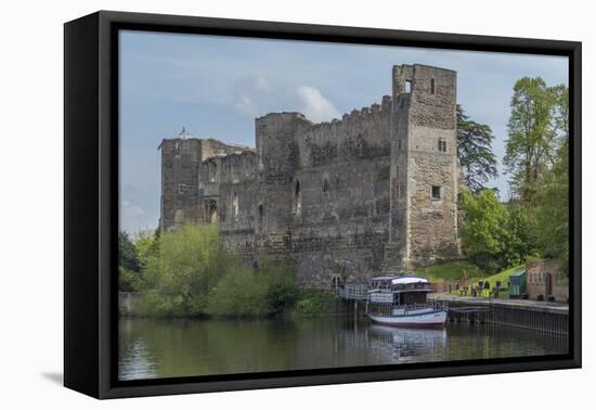 Castle and River Trent, Newark, Nottinghamshire, England, United Kingdom-Rolf Richardson-Framed Premier Image Canvas