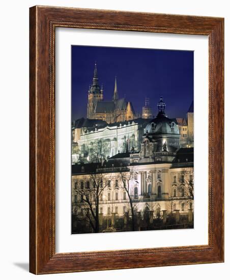 Castle and St Vitus Cathedral, Prague, Czech Republic-Jon Arnold-Framed Photographic Print