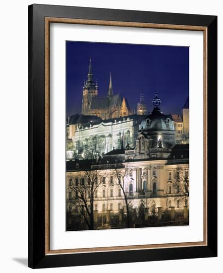 Castle and St Vitus Cathedral, Prague, Czech Republic-Jon Arnold-Framed Photographic Print