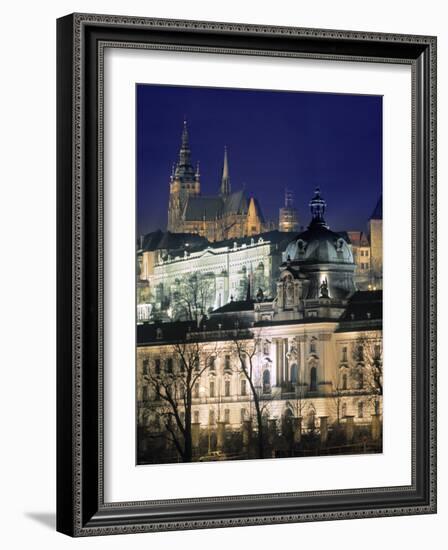 Castle and St Vitus Cathedral, Prague, Czech Republic-Jon Arnold-Framed Photographic Print