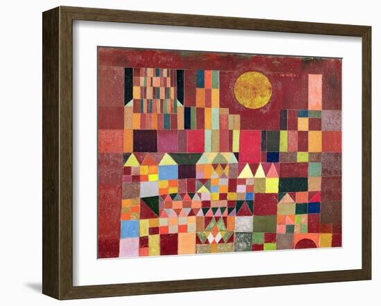 Castle and Sun, 1928-Paul Klee-Framed Giclee Print