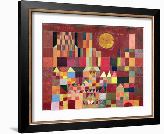 Castle and Sun, 1928-Paul Klee-Framed Giclee Print