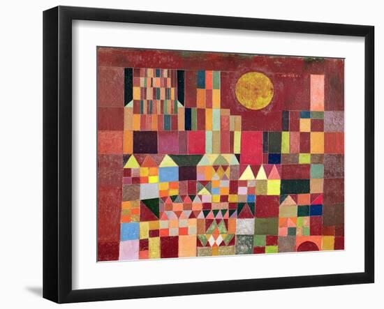 Castle and Sun, 1928-Paul Klee-Framed Giclee Print