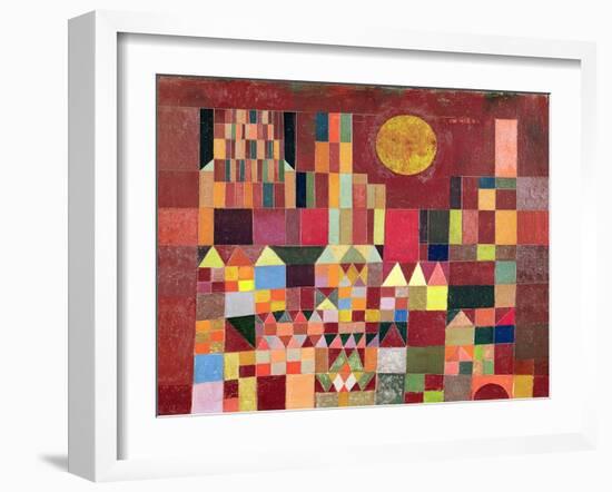 Castle and Sun, 1928-Paul Klee-Framed Giclee Print