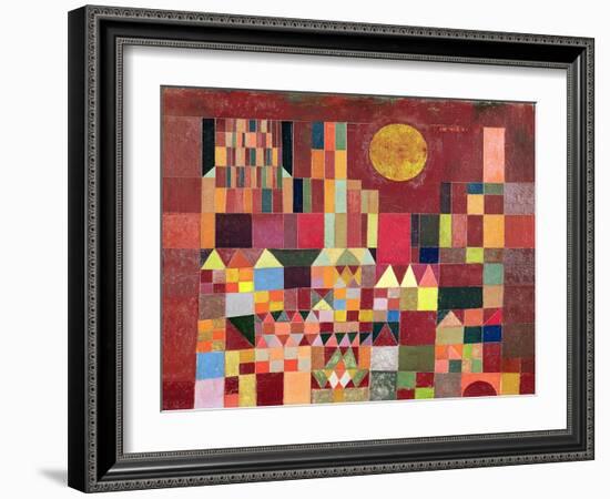 Castle and Sun, 1928-Paul Klee-Framed Giclee Print