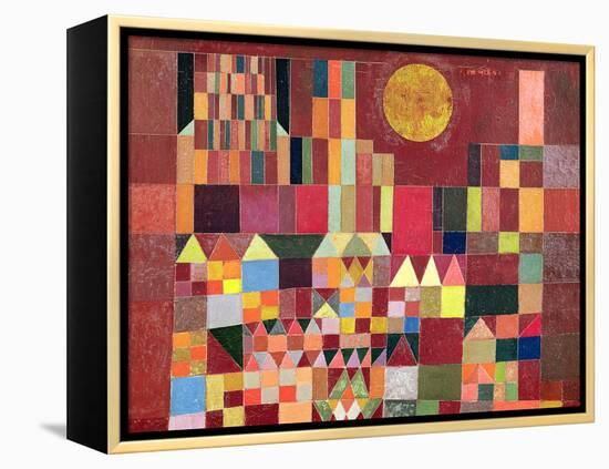 Castle and Sun-Paul Klee-Framed Premier Image Canvas