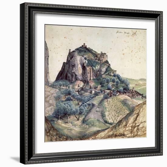 Castle and Town of Arco, 1495-Albrecht Dürer-Framed Giclee Print