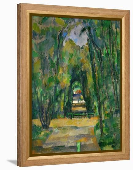 Castle and Village of Medan, circa 1885-Paul Cézanne-Framed Premier Image Canvas