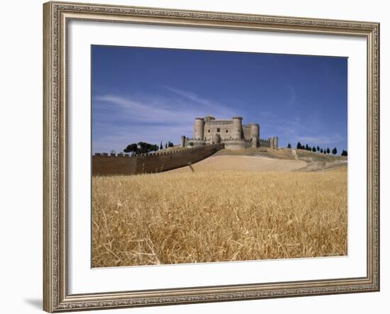 Castle and Walls, Belmonte, Castilla La Mancha, Spain-J Lightfoot-Framed Photographic Print