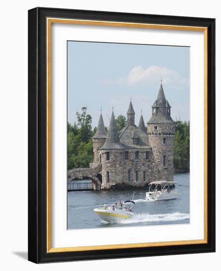 Castle, Archipelago, St. Lawrence River, Between Ontario and New York, Thousand Islands, Canada-Cindy Miller Hopkins-Framed Photographic Print