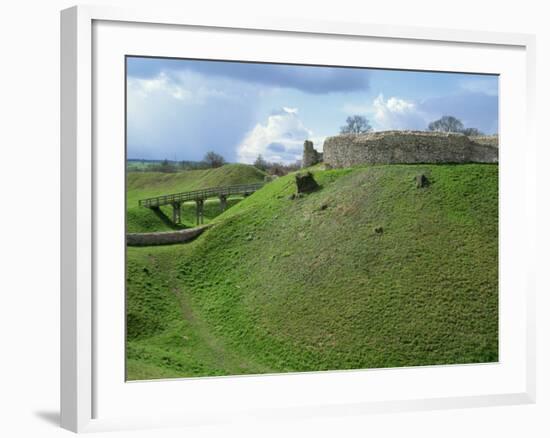 Castle at Castle Acre, Norfolk, England, United Kingdom, Europe-Pate Jenny-Framed Photographic Print