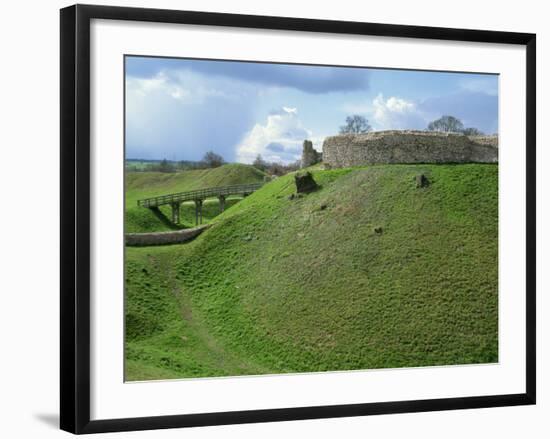 Castle at Castle Acre, Norfolk, England, United Kingdom, Europe-Pate Jenny-Framed Photographic Print