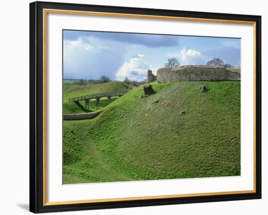 Castle at Castle Acre, Norfolk, England, United Kingdom, Europe-Pate Jenny-Framed Photographic Print