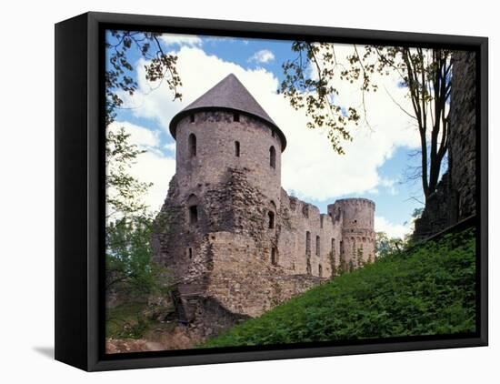 Castle at Cesis, Latvia-Janis Miglavs-Framed Premier Image Canvas