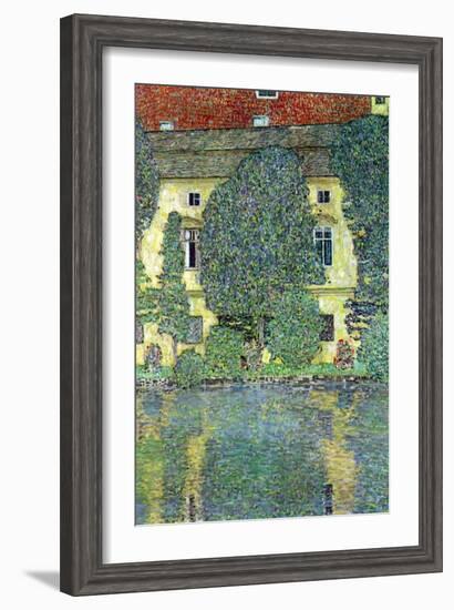 Castle at the Attersee-Gustav Klimt-Framed Art Print