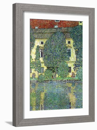 Castle at the Attersee-Gustav Klimt-Framed Art Print