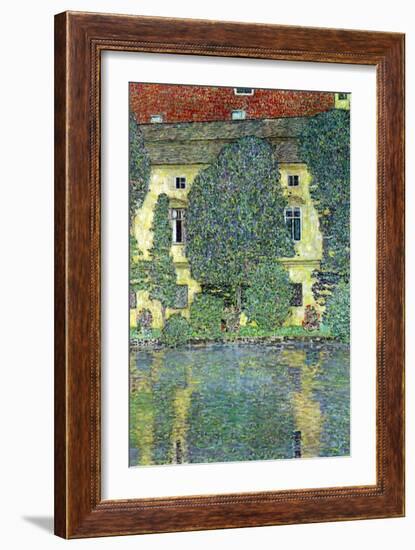 Castle at the Attersee-Gustav Klimt-Framed Art Print