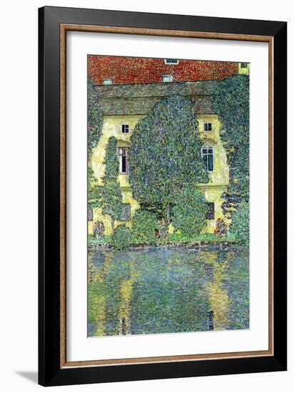 Castle at the Attersee-Gustav Klimt-Framed Art Print