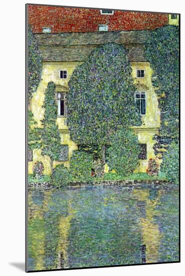 Castle at the Attersee-Gustav Klimt-Mounted Art Print