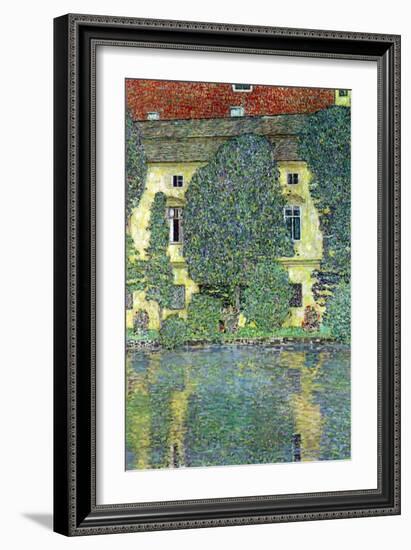 Castle at the Attersee-Gustav Klimt-Framed Art Print