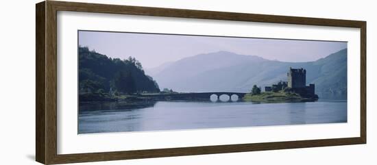 Castle at the Lakeside, Eilean Donan Castle, Loch Duich, Highlands Region, Scotland-null-Framed Photographic Print