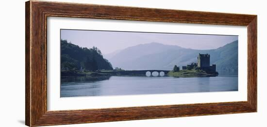 Castle at the Lakeside, Eilean Donan Castle, Loch Duich, Highlands Region, Scotland-null-Framed Photographic Print