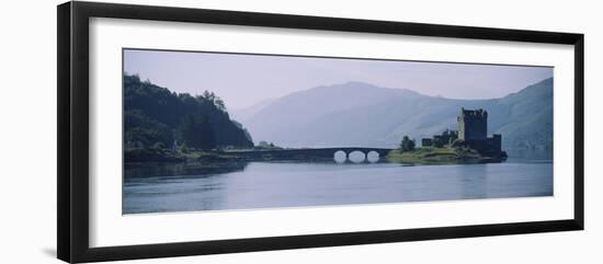 Castle at the Lakeside, Eilean Donan Castle, Loch Duich, Highlands Region, Scotland-null-Framed Photographic Print