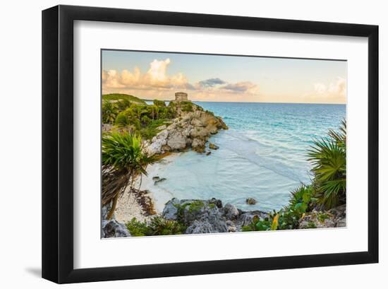 Castle at Tulum Mexico Yutacan-null-Framed Art Print