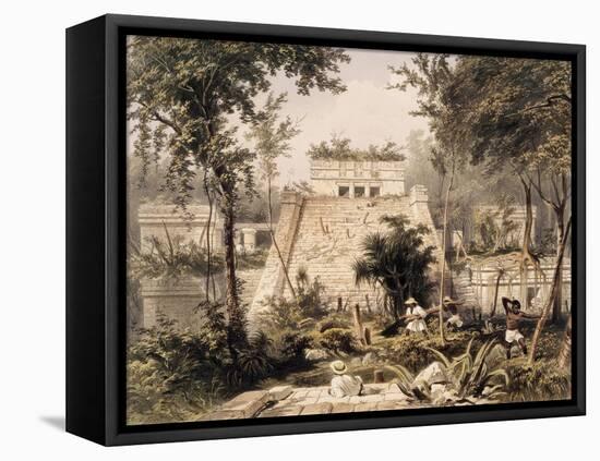 Castle at Tulumc-Frederick Catherwood-Framed Premier Image Canvas