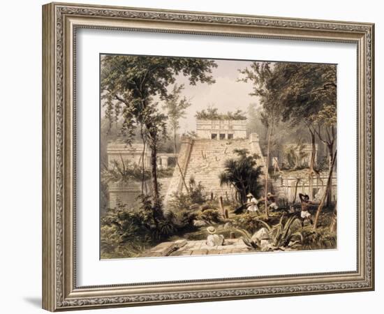 Castle at Tulumc-Frederick Catherwood-Framed Giclee Print